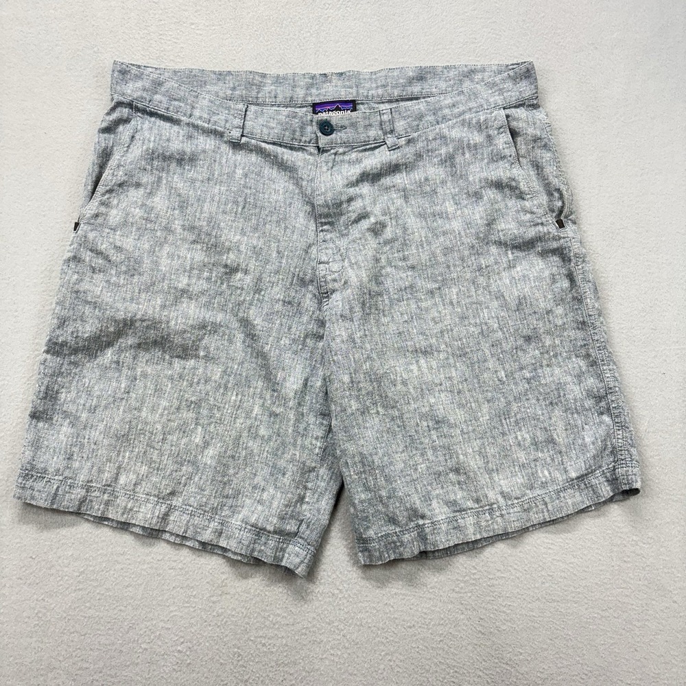 Patagonia Shirts Mens 38 Hemp Cotton Blend Heathered Gray Preppy Casual Resort